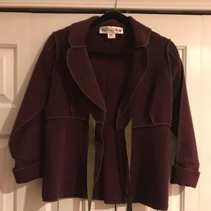 Beebop and Wally New York sweater coat Size M.